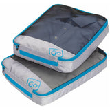 Go Travel large capacity packing cubes set of 2 (British brand)