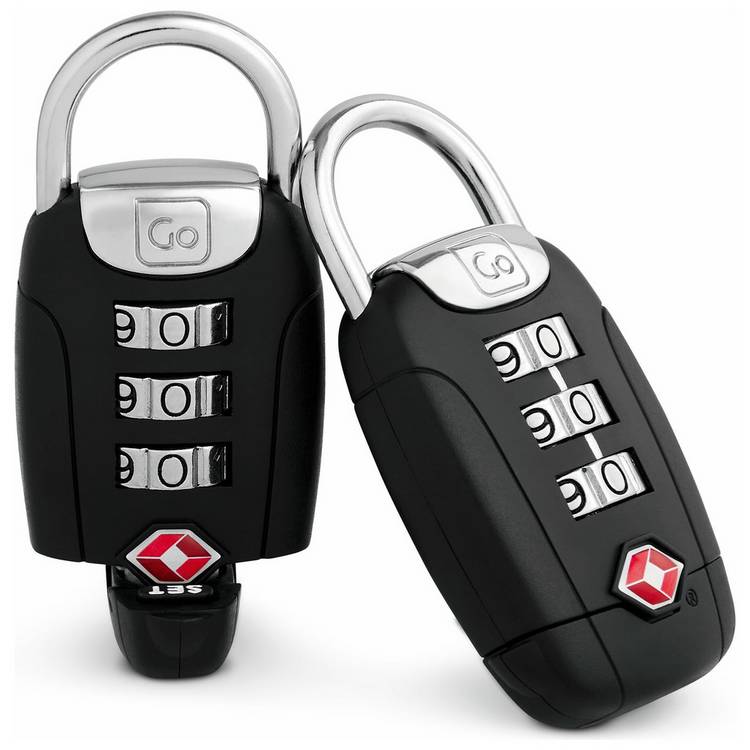Go Travel TSA combination lock big dial - British product