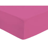Argos Habitat Polycotton Plain Cerise Fitted Sheet - Single- Buy online at McGrocer