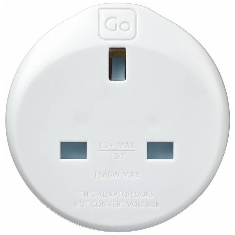 Go Travel travel adaptors set of 2, imported from the UK