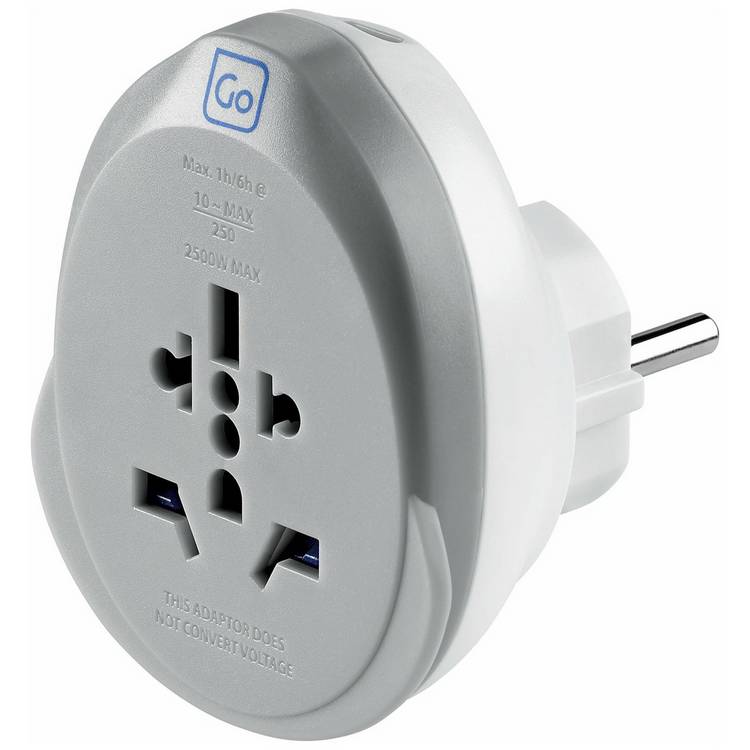 Go Travel USB-C EU travel adaptor - British product