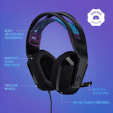 Logitech G335 wired gaming headset black - British product