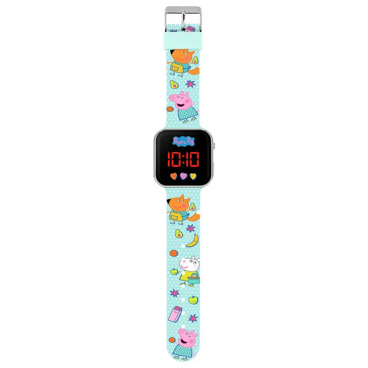 Peppa Pig LED watch with character strap, imported from the UK