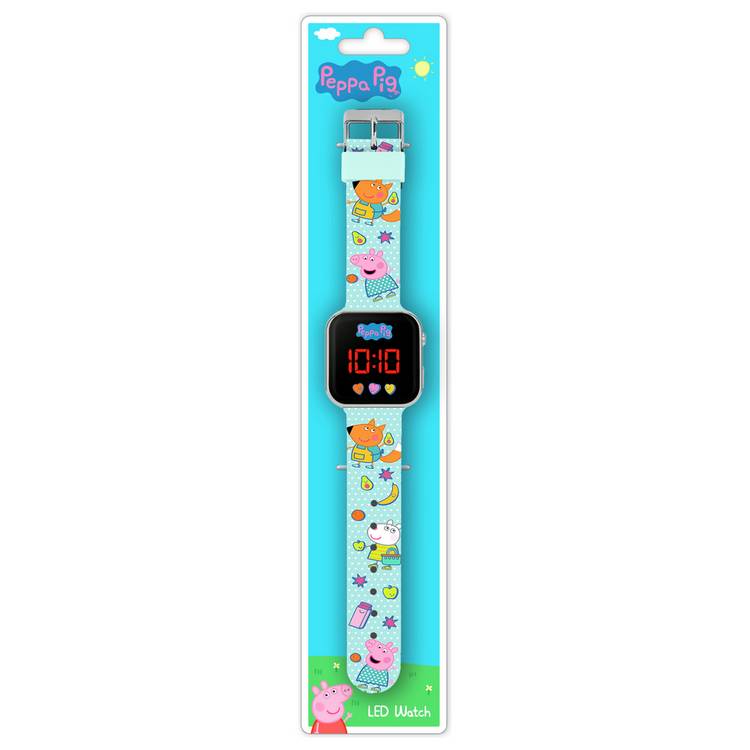 Peppa Pig LED watch with character strap, imported from the UK