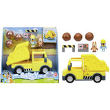 Bluey dump truck playset with rocks and signs, UK version