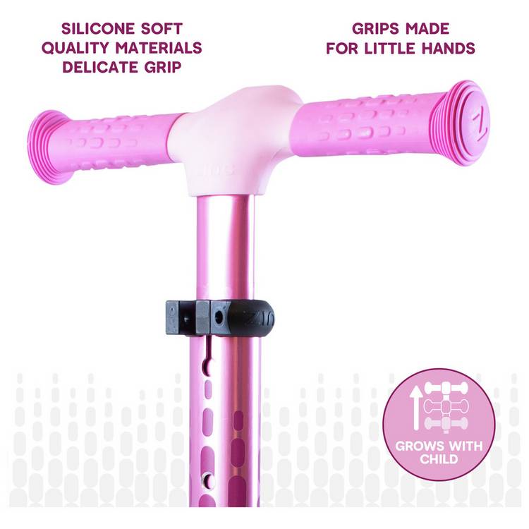 Zinc Flyte 3 wheel kids scooter pink (British brand)