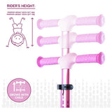 Zinc Flyte 3 wheel kids scooter pink (British brand)
