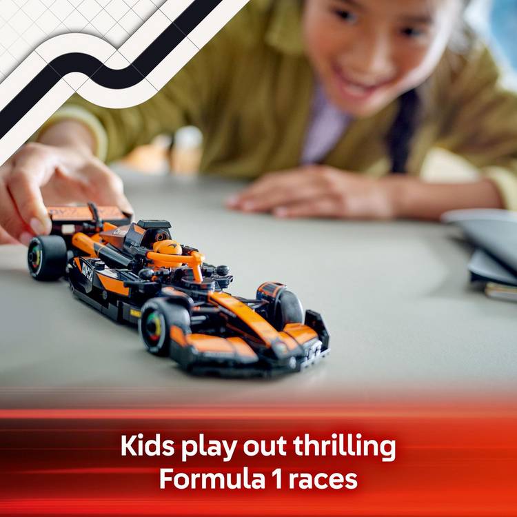 LEGO Speed Champions McLaren F1 race car toy 269 pieces - British product