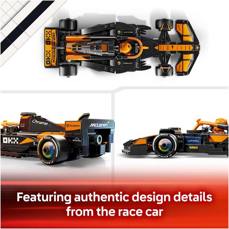LEGO Speed Champions McLaren F1 race car toy 269 pieces - British product