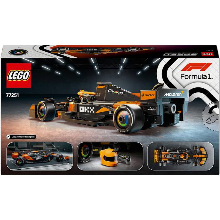 LEGO Speed Champions McLaren F1 race car toy 269 pieces - British product