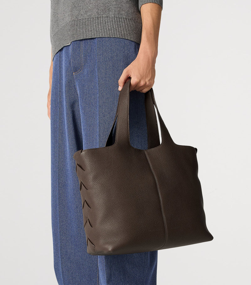 Bottega Veneta large leather Diago tote bag (British brand)