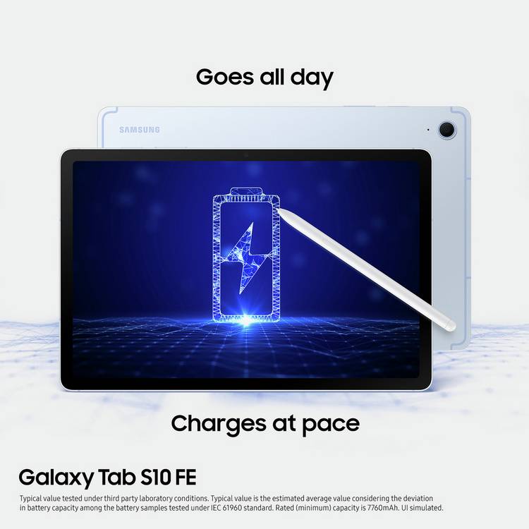Samsung Galaxy Tab S10 FE 10.9in 128GB Grey, UK version
