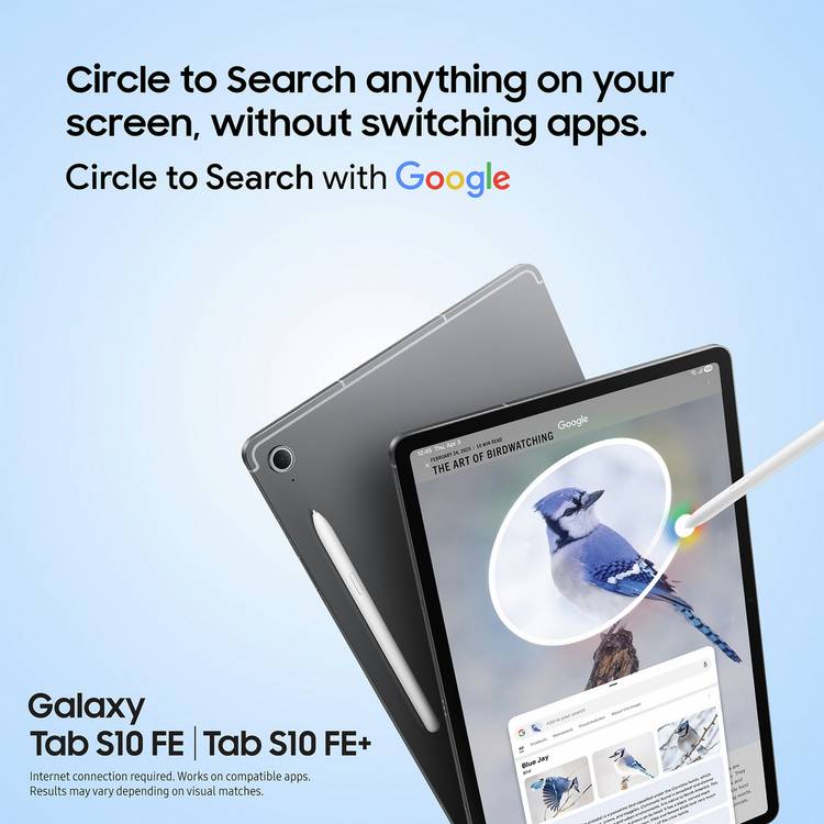 Samsung Galaxy Tab S10 FE+ 13.1in 128GB grey tablet, UK version