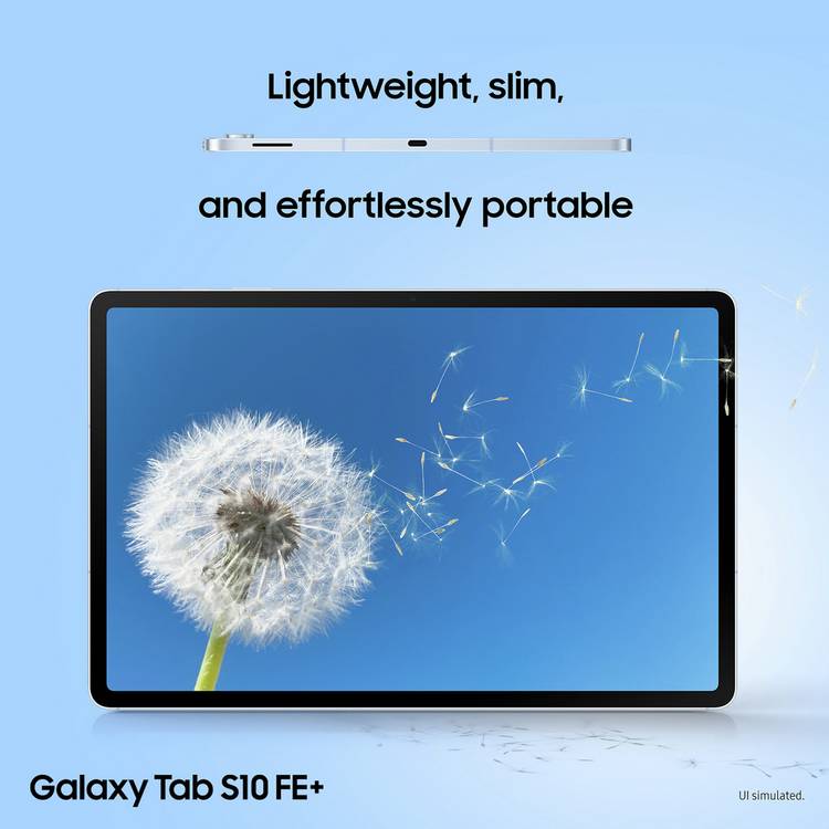Samsung Galaxy Tab S10 FE+ 13.1in 128GB grey tablet, UK version