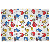 Sonic the Hedgehog fleece throw white 100x150cm - British product