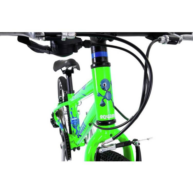 Squish 20-inch lightweight kids bike green, imported from the UK