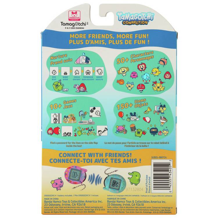 Tamagotchi Connection virtual pet translucent pink shell - British product