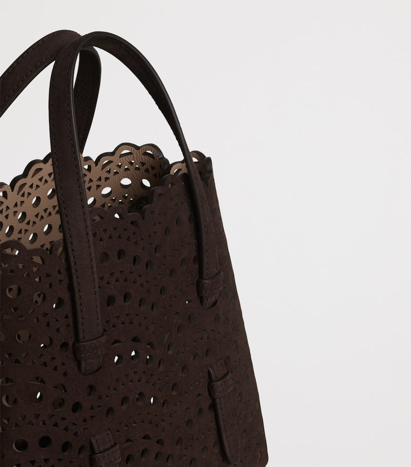 Alaïa Le Mina suede tote bag - British product
