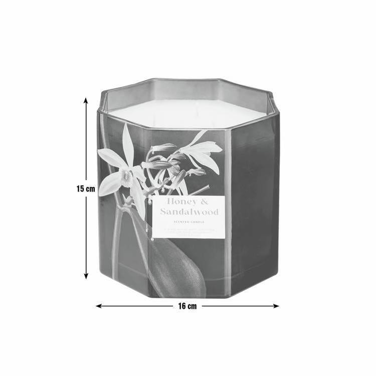Argos Home large multiwick candle honey and sandalwood (British brand)