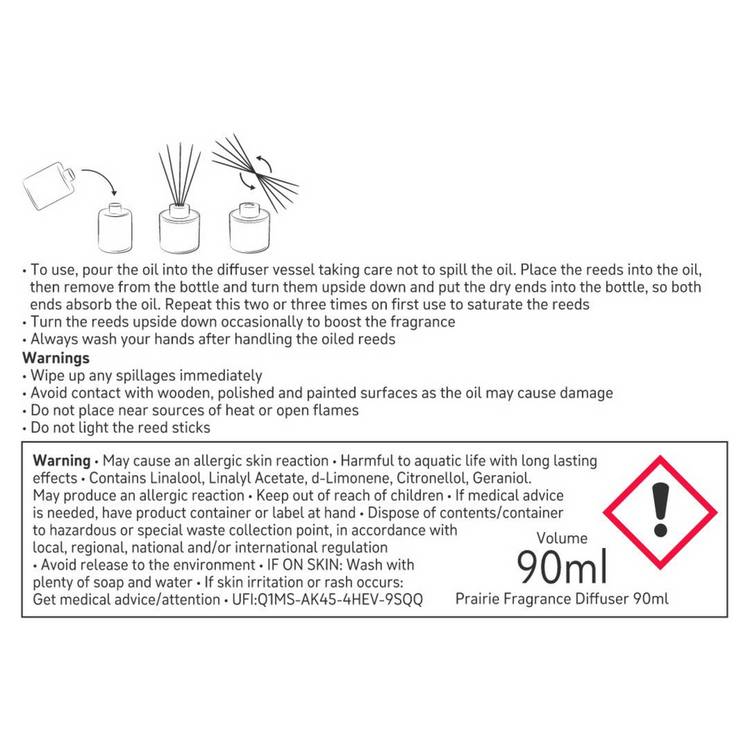 Habitat Scion Prairie reed diffuser Oak Geranium 90ml, UK version