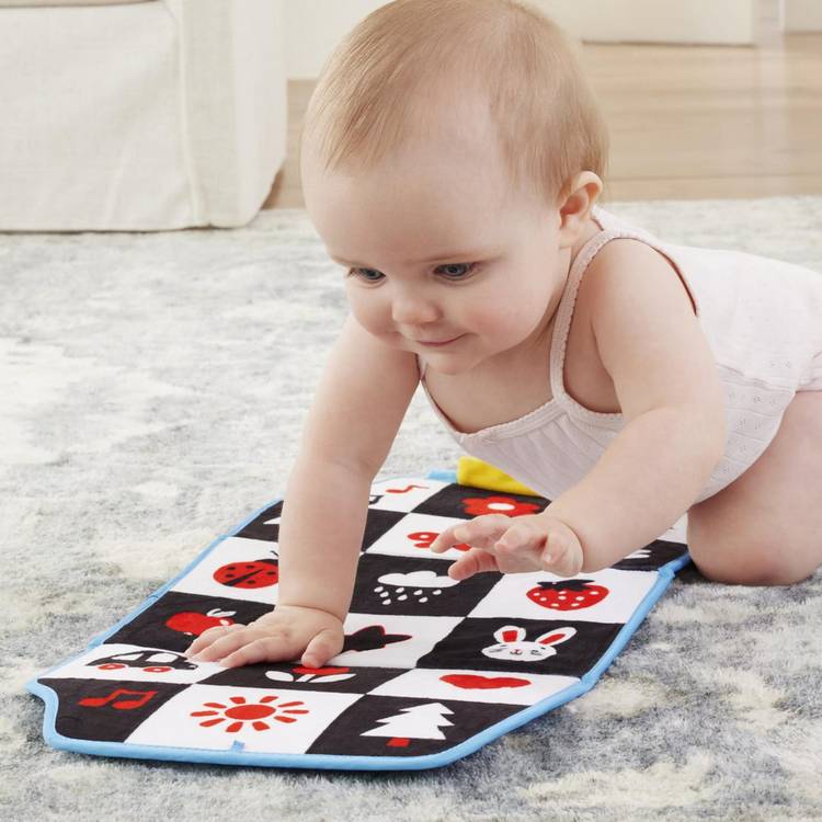 Ms. Rachel Tummy Time Activity Bus soft baby toy, imported from the UK