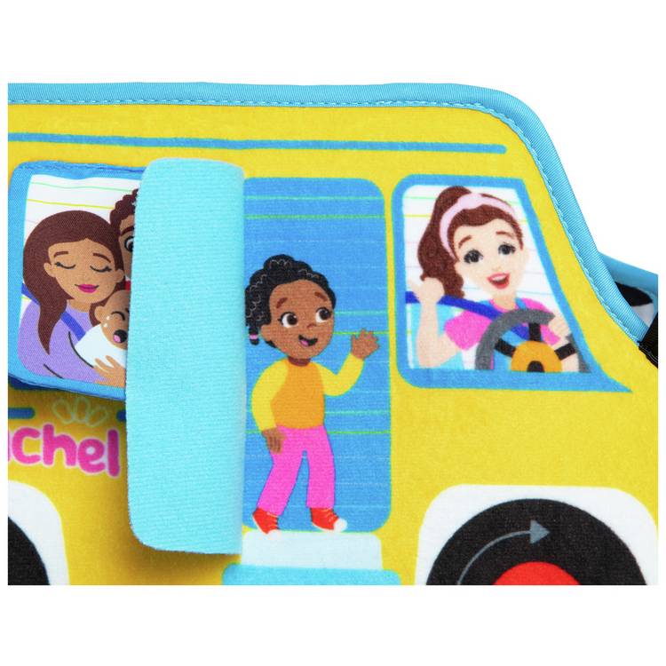 Ms. Rachel Tummy Time Activity Bus soft baby toy, imported from the UK