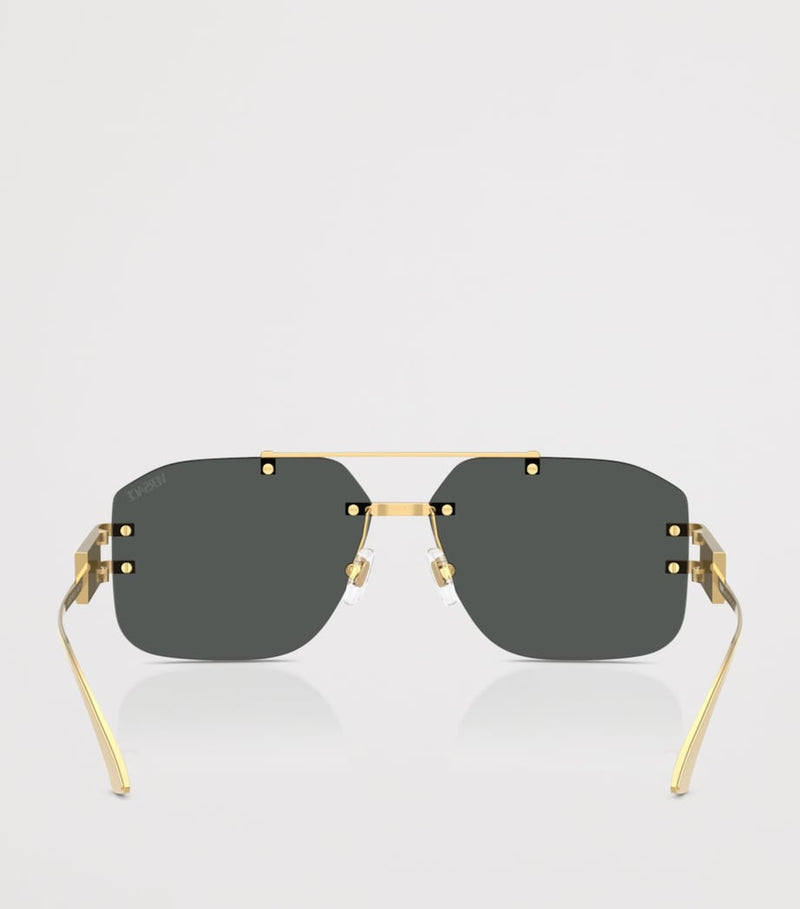 Versace irregular square sunglasses - British product