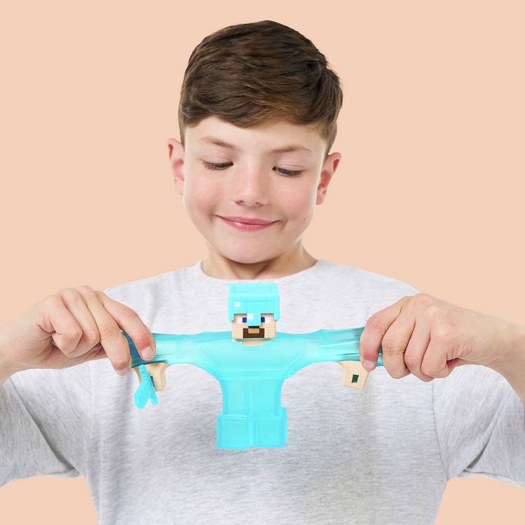 Heroes of Goo Jit Zu Minecraft Steve action figure H24.5cm - British product