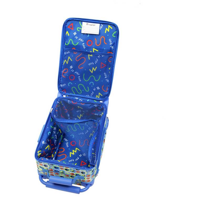 IT Luggage small suitcase blue (British brand)