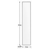 Home Essentials black cheval mirror 150x30cm - British product