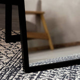 Home Essentials black cheval mirror 150x30cm - British product