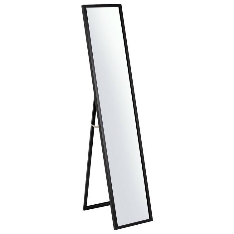Home Essentials black cheval mirror 150x30cm - British product