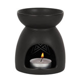 Something Different pentagram oil burner ceramic 9x10cm (British brand)
