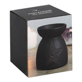 Something Different pentagram oil burner ceramic 9x10cm (British brand)