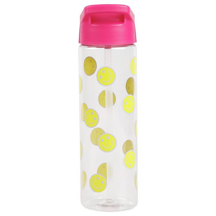 Home Smile face sipper water bottle 700ml, UK version