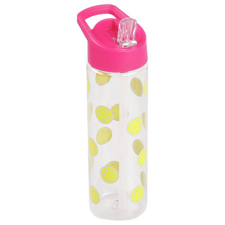 Home Smile face sipper water bottle 700ml, UK version
