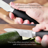 Tower utility knife black and silver - British product