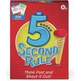 5 Second Rule board game with spiral timer, imported from the UK