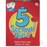 5 Second Rule board game with spiral timer, imported from the UK