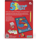 5 Second Rule board game with spiral timer, imported from the UK