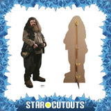 Star Cutouts lifesize Hagrid cardboard cutout H195cm, imported from the UK