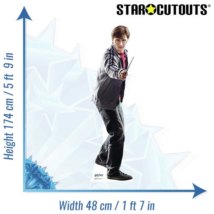 Star Cutouts lifesize Harry Potter cardboard cutout - British product