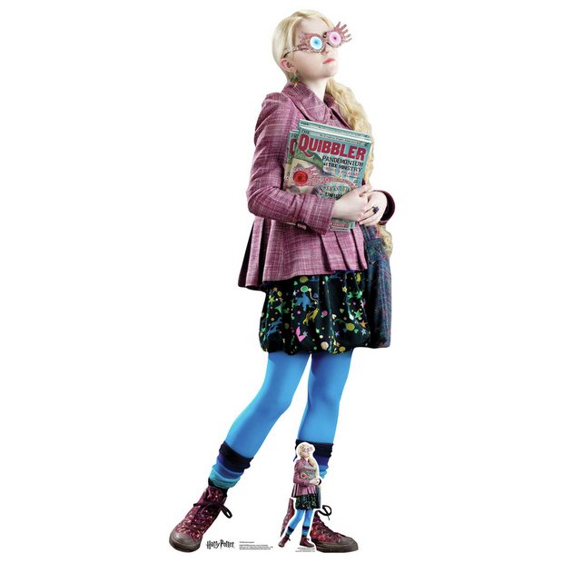 Star Cutouts Luna Lovegood lifesize cardboard cutout, imported from the UK