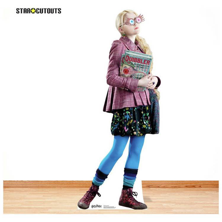 Star Cutouts Luna Lovegood lifesize cardboard cutout, imported from the UK