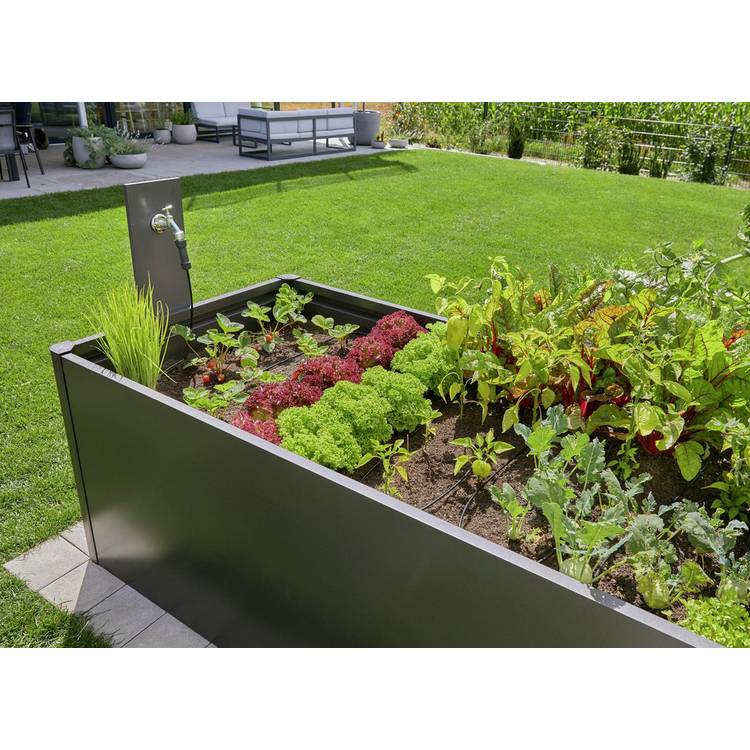 Gardena raised bed set with Water Control Flex, UK version