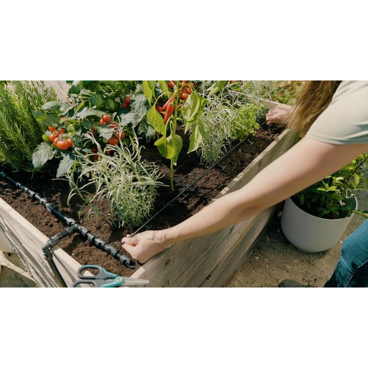 Gardena raised bed set with Water Control Flex, UK version