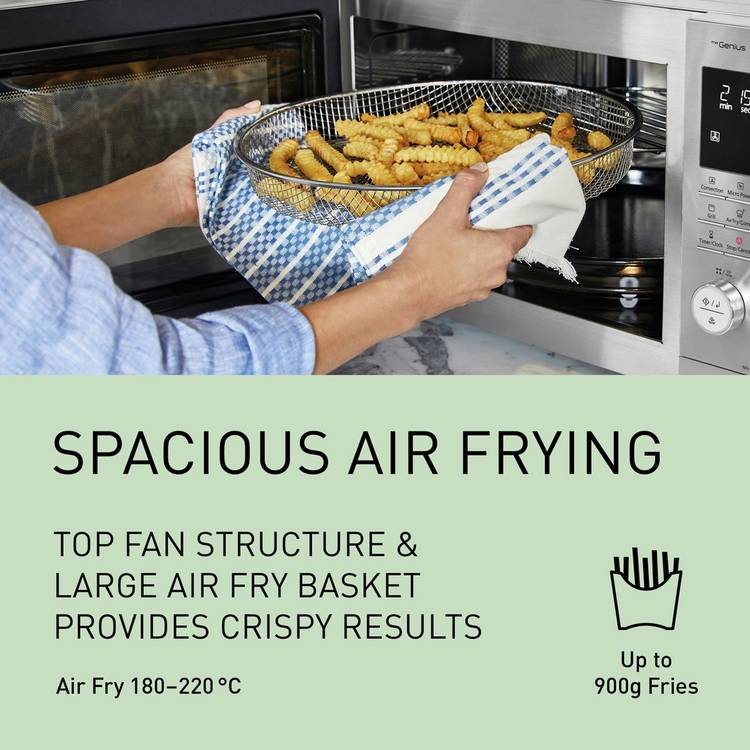 Panasonic NN-CD88 silver air fryer microwave 34L (British brand)