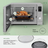 Panasonic NN-CD88 silver air fryer microwave 34L (British brand)