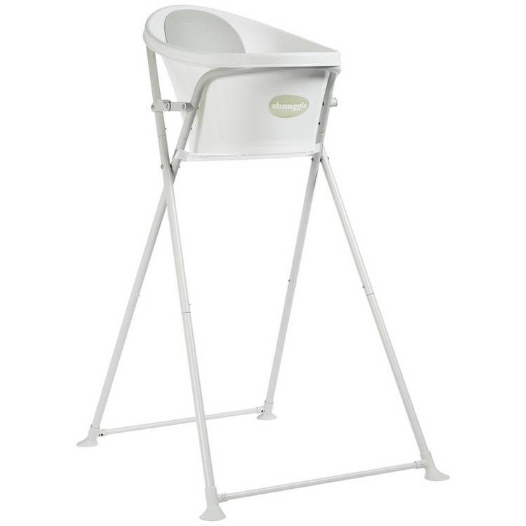 Shnuggle baby bath stand with foldable design - British product