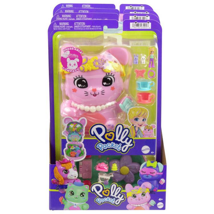 Polly Pocket Tea Party Bunny Compact playset, UK version